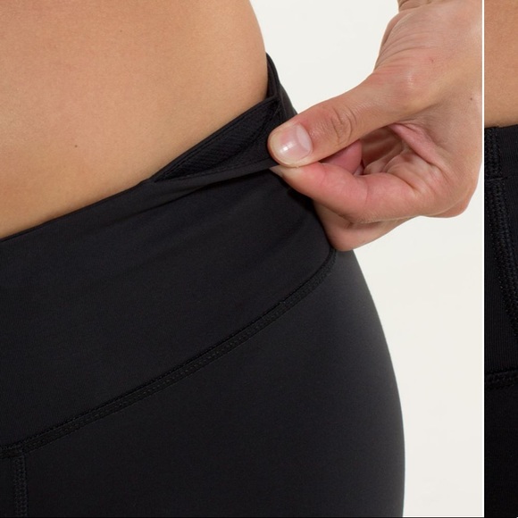 Lululemon Run for Your Life Cropped Black Leggings Size 6 - Picture 6 of 14